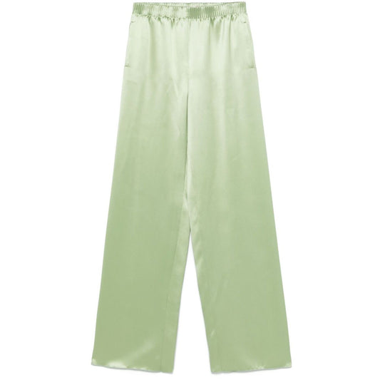 Valentino wide leg silk trousers