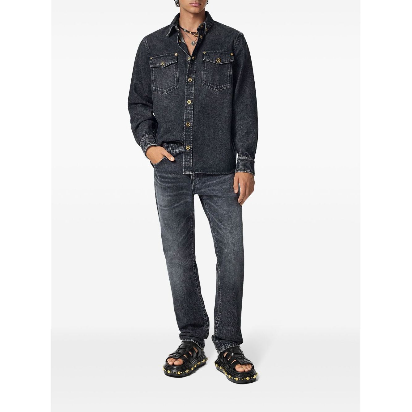 Versace denim shirt