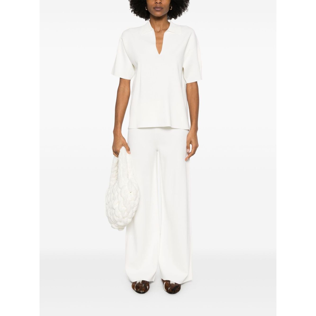 Parosh wide leg trousers