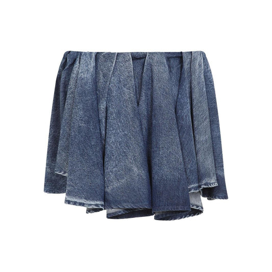 Diesel Asymmetric Mini Skirt in Blue A196870CMBP01-P25