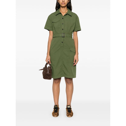Woolrich belted waist shirt dress
