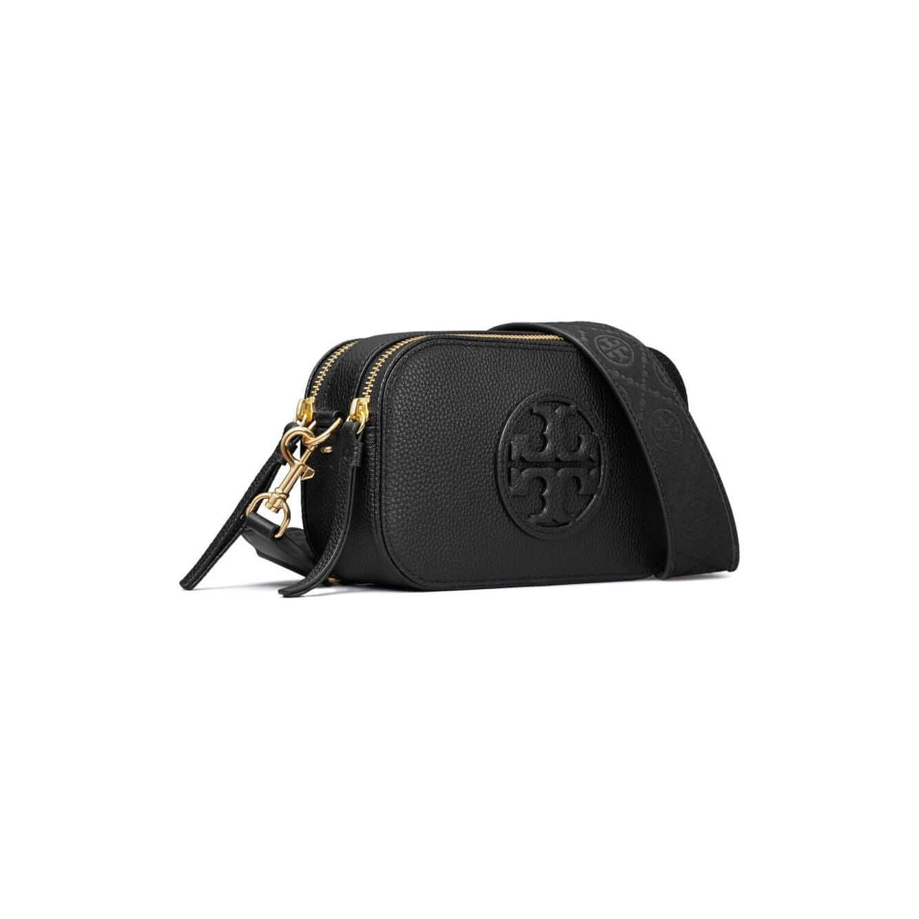 Front view with bag zipped and handles upright.