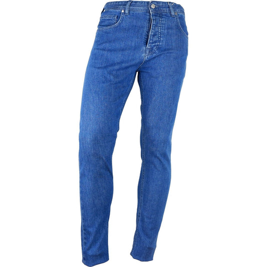 Aquascutum Blue Cotton Men's Jeans