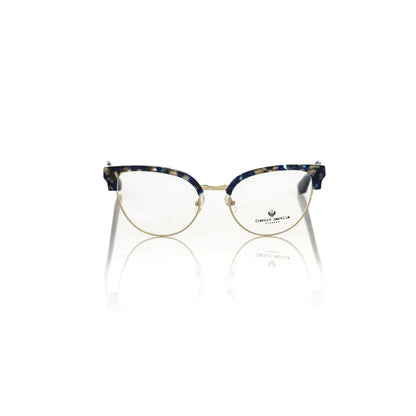 Frankie Morello Blue Metallic Fibre Glasses Frame
