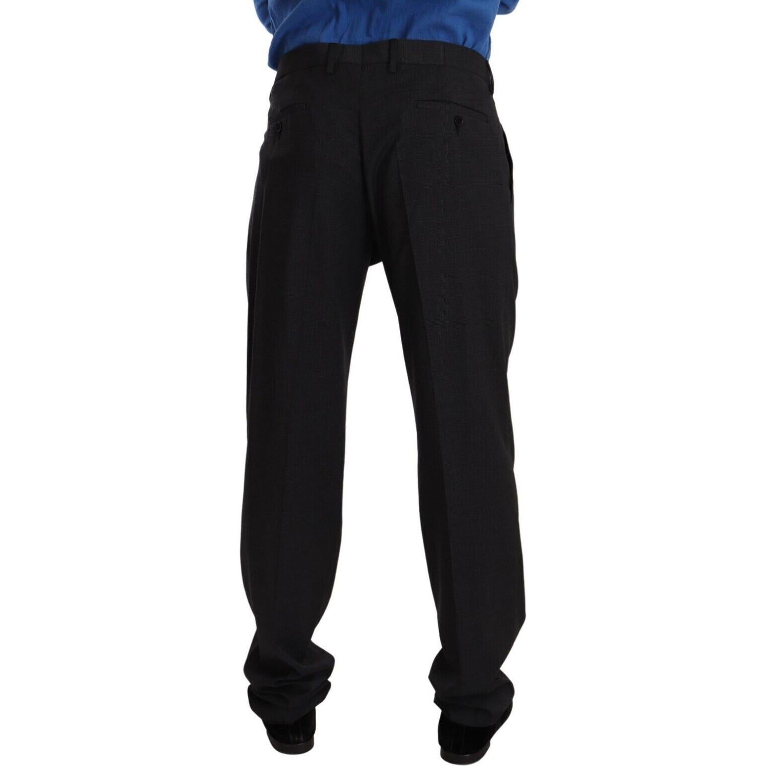 Dolce & Gabbana Gray Dress Trouser VENTANNI Dress Pants