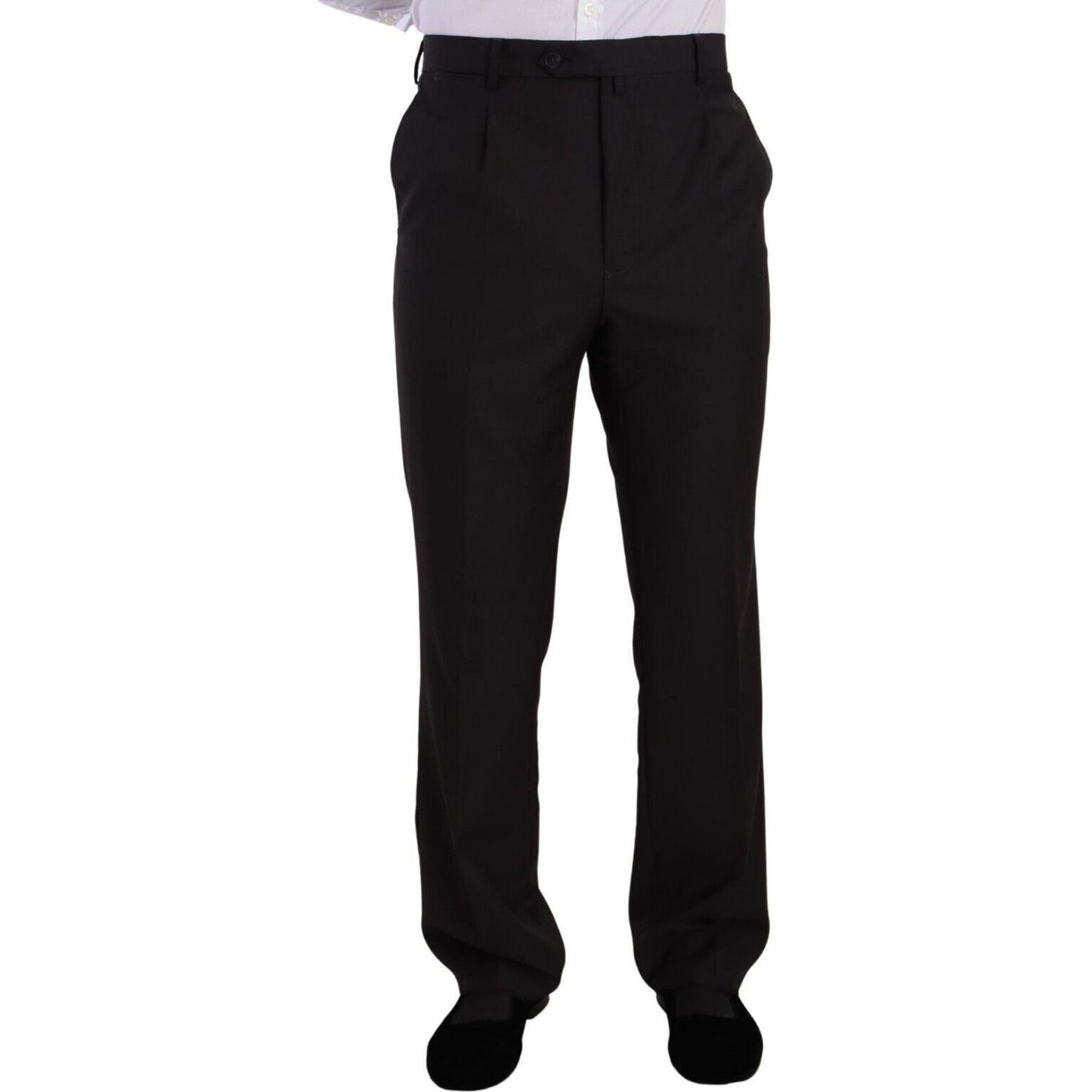 Domenico Tagliente Dark Gray Single Breasted Formal Suit