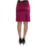 Exte Chic Black and Pink Skirt Suit Ensemble Skirt Suit Exte Brown
