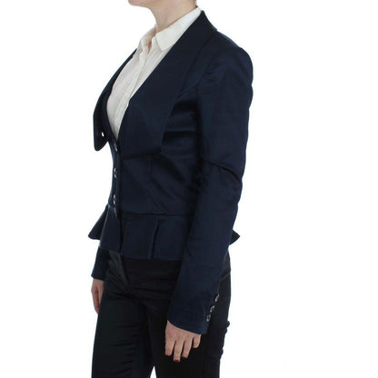 Exte Blue Three Button Single Breasted Blazer Jacket Blazer Jacket