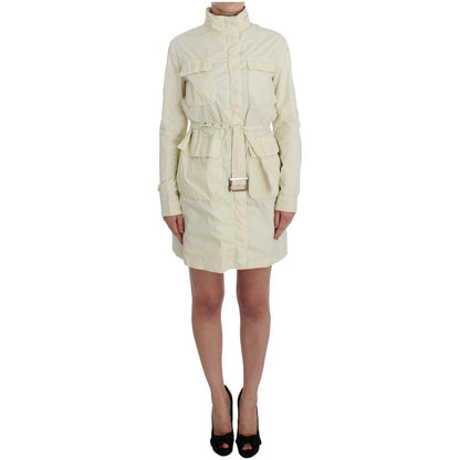 P.A.R.O.S.H. Beige Weather Proof Trench Jacket Coat Coats & Jackets