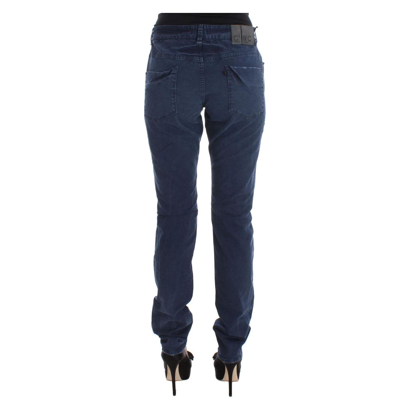 Costume National Blue Cotton Blend Denim Jeans Jeans & Pants