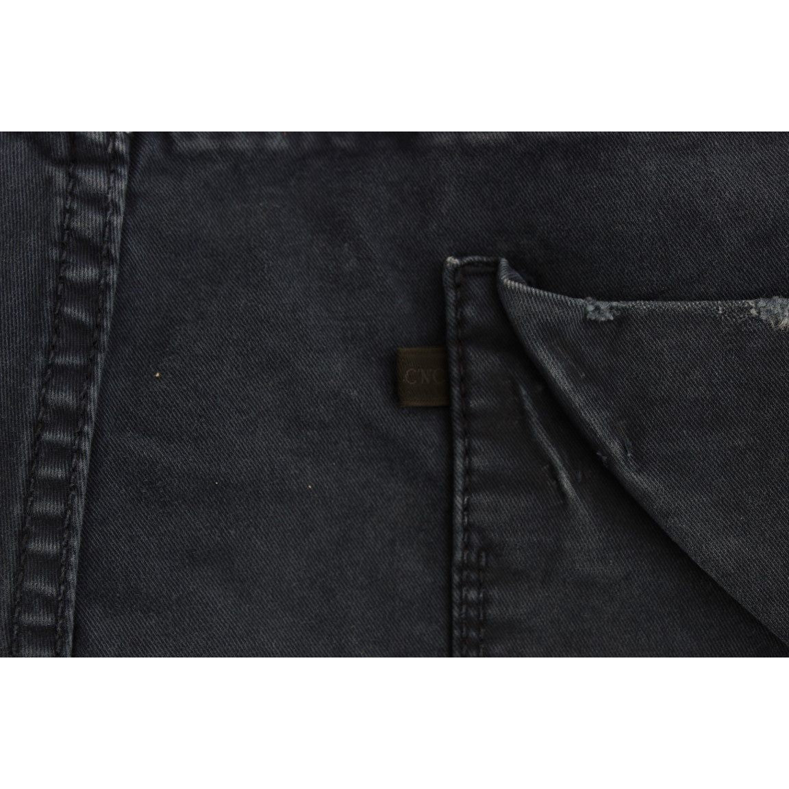 Costume National Blue Cotton Blend Denim Jeans