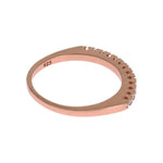 Nialaya Exquisite Gold-Plated Sterling Silver Ring Ring Nialaya Rosy Brown