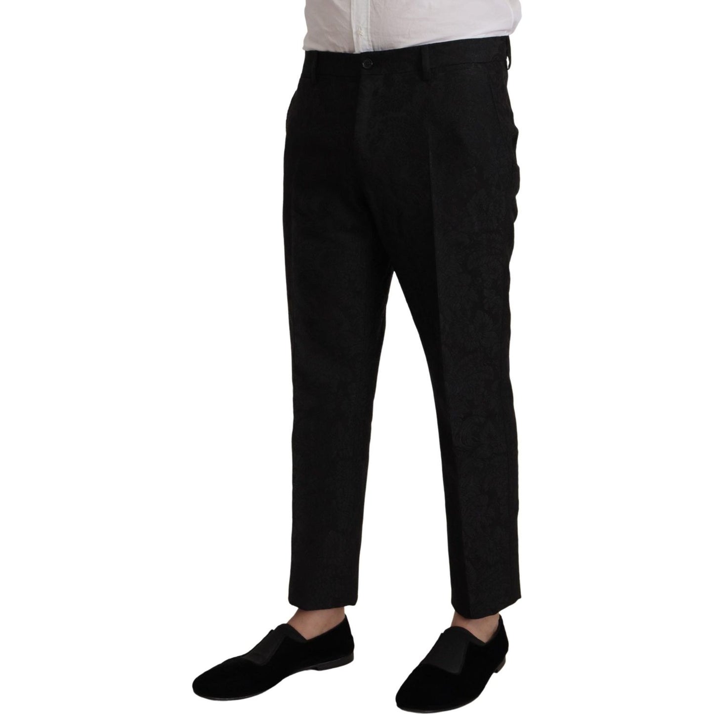 Dolce & Gabbana Black Polyester Formal 2 Piece MARTINI Suit