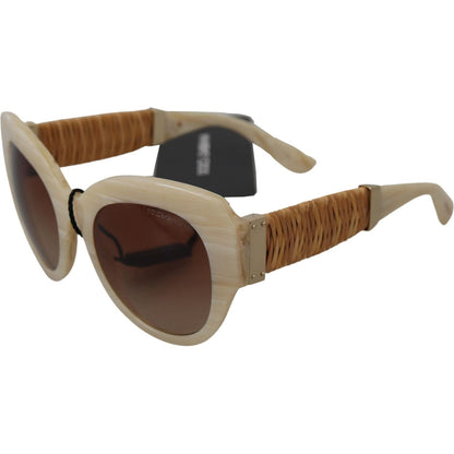 Dolce & Gabbana Beige Acetate Full Rim Brown Lense DG4294 Sunglasses