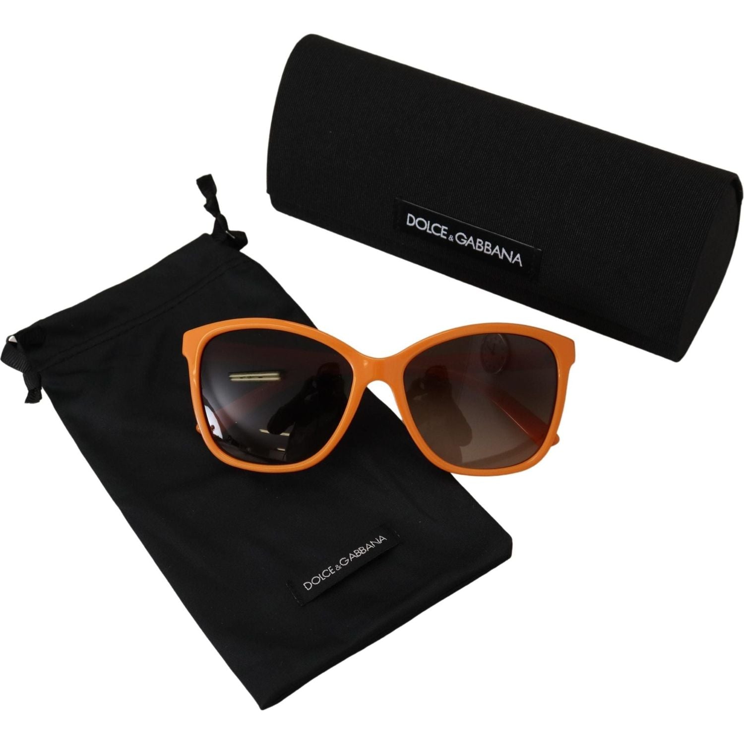 Dolce & Gabbana Orange Acetate Frame Round Shades DG4170PM Sunglasses