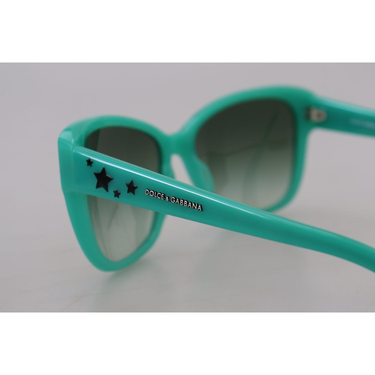Dolce & Gabbana Green Stars Acetate Square Shades DG4124  Sunglasses