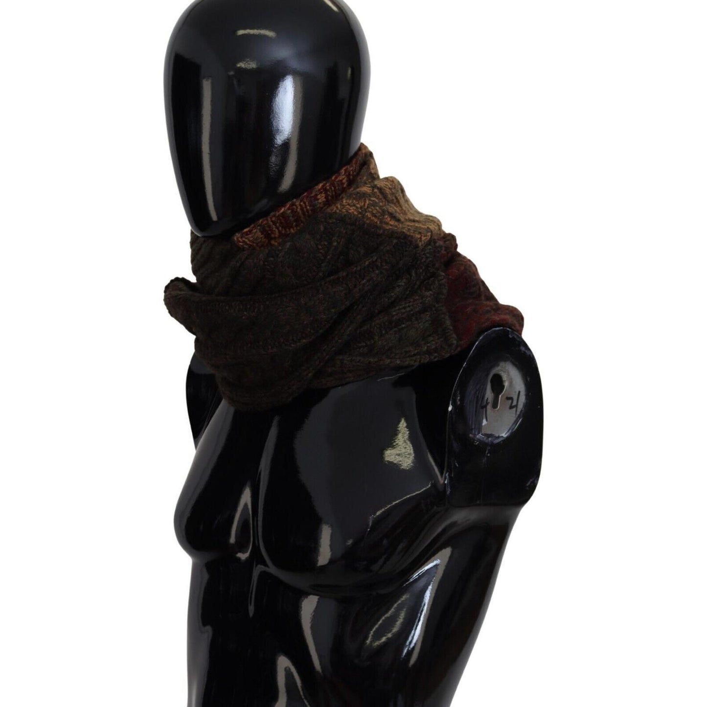 Dolce & Gabbana Multicolor Knitted Men Neck Wrap Shawl Scarf