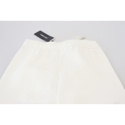 Dolce & Gabbana White DG Logo Sweatpants Pants