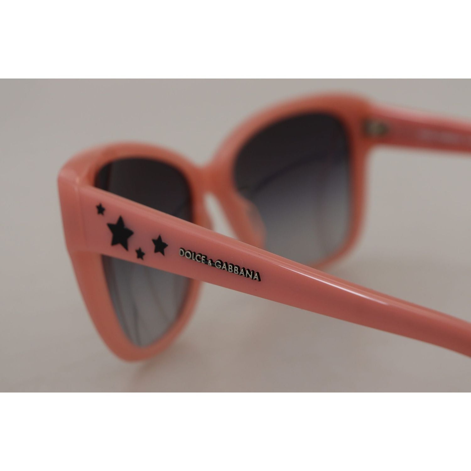 Dolce & Gabbana Pink Acetate Frame Stars Embellishment DG4124 Sunglasses