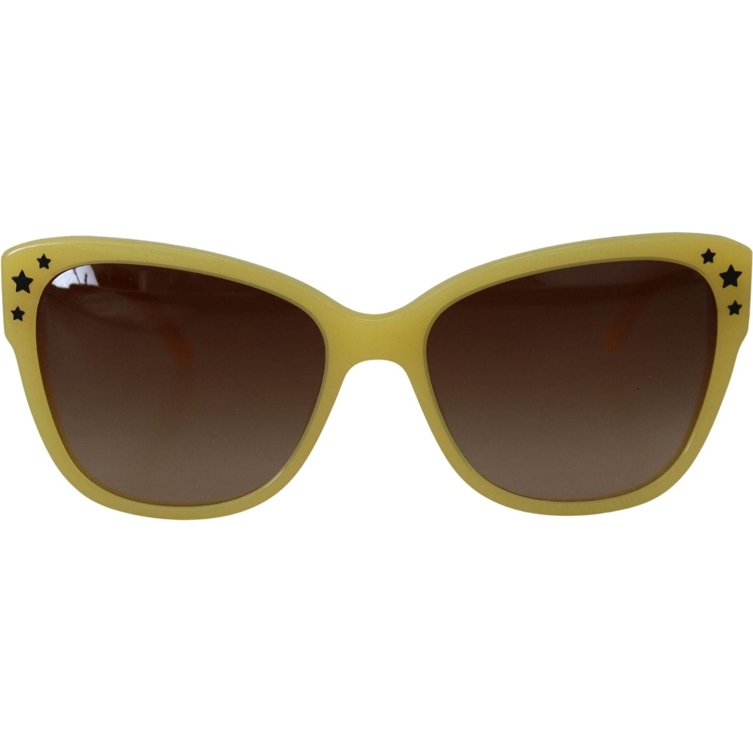 Dolce & Gabbana Yellow Acetate Frame Stars Embellishment DG4124 Sunglasses
