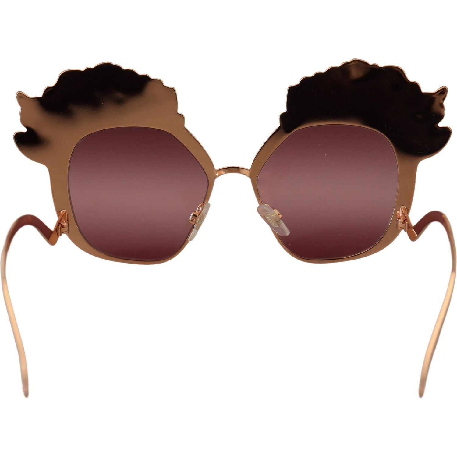 Dolce & Gabbana Pink Gold Rose Sequin Embroidery DG2202 Sunglasses