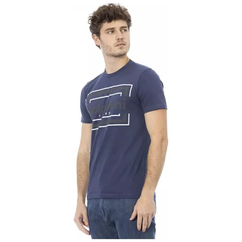 Baldinini Trend Blue Cotton T-Shirt