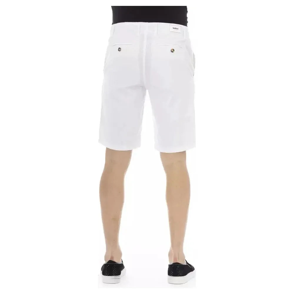 Baldinini Trend White Cotton Short