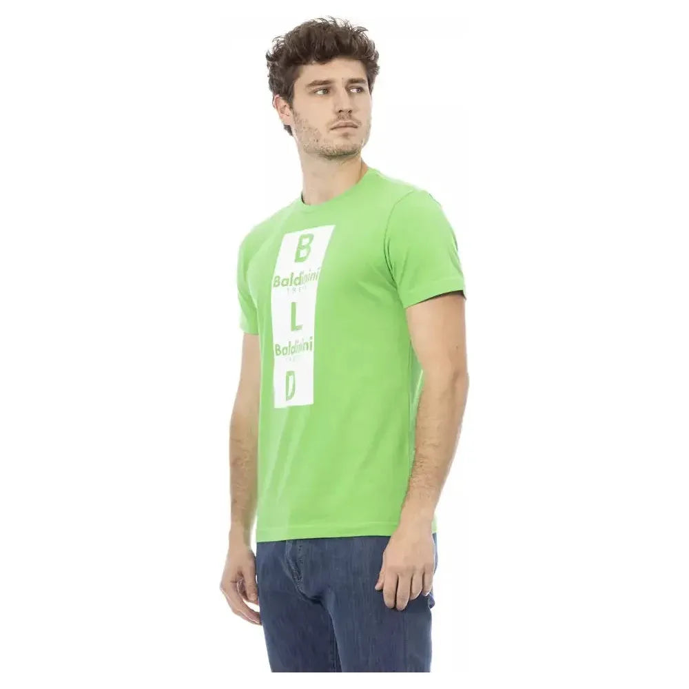 Baldinini Trend Green Cotton T-Shirt