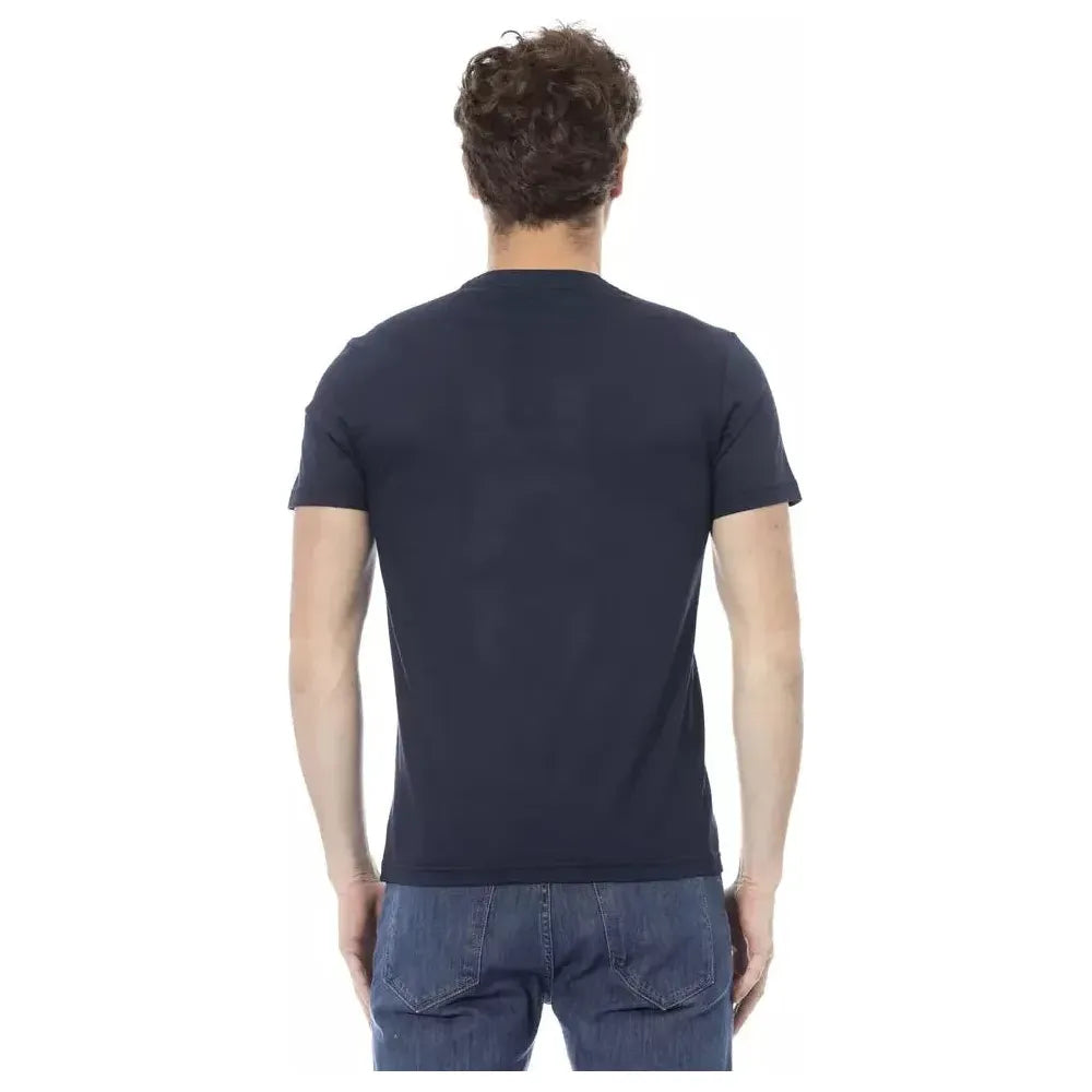 Baldinini Trend Blue Cotton T-Shirt
