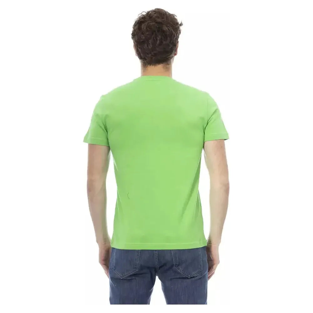 Baldinini Trend Green Cotton T-Shirt