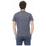 Baldinini Trend Gray Cotton Men T-Shirt BA-23159-XS