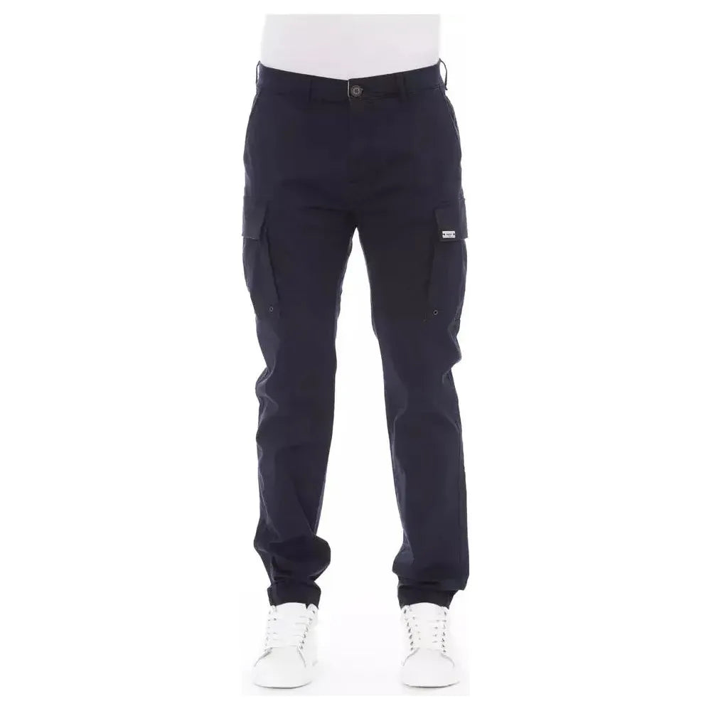 Baldinini Trend Blue Cotton Pant