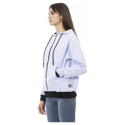 Baldinini Trend Purple Cotton Women Sweater