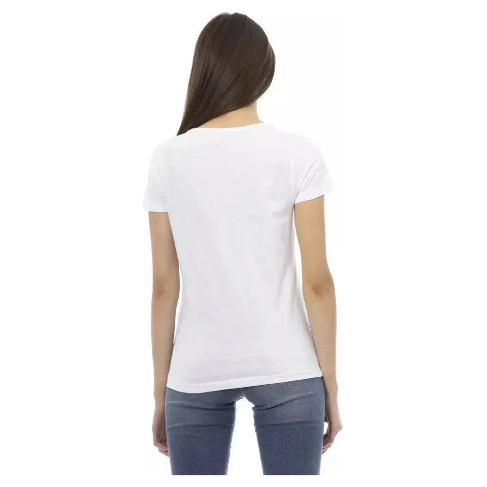Trussardi Action White Cotton T-Shirt