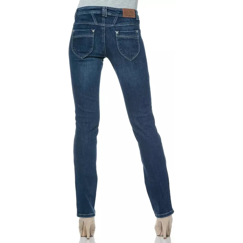 Ungaro Fever Blue Cotton Women Jeans