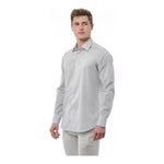 Bagutta Gray Cotton Men Shirt BA-21384-S