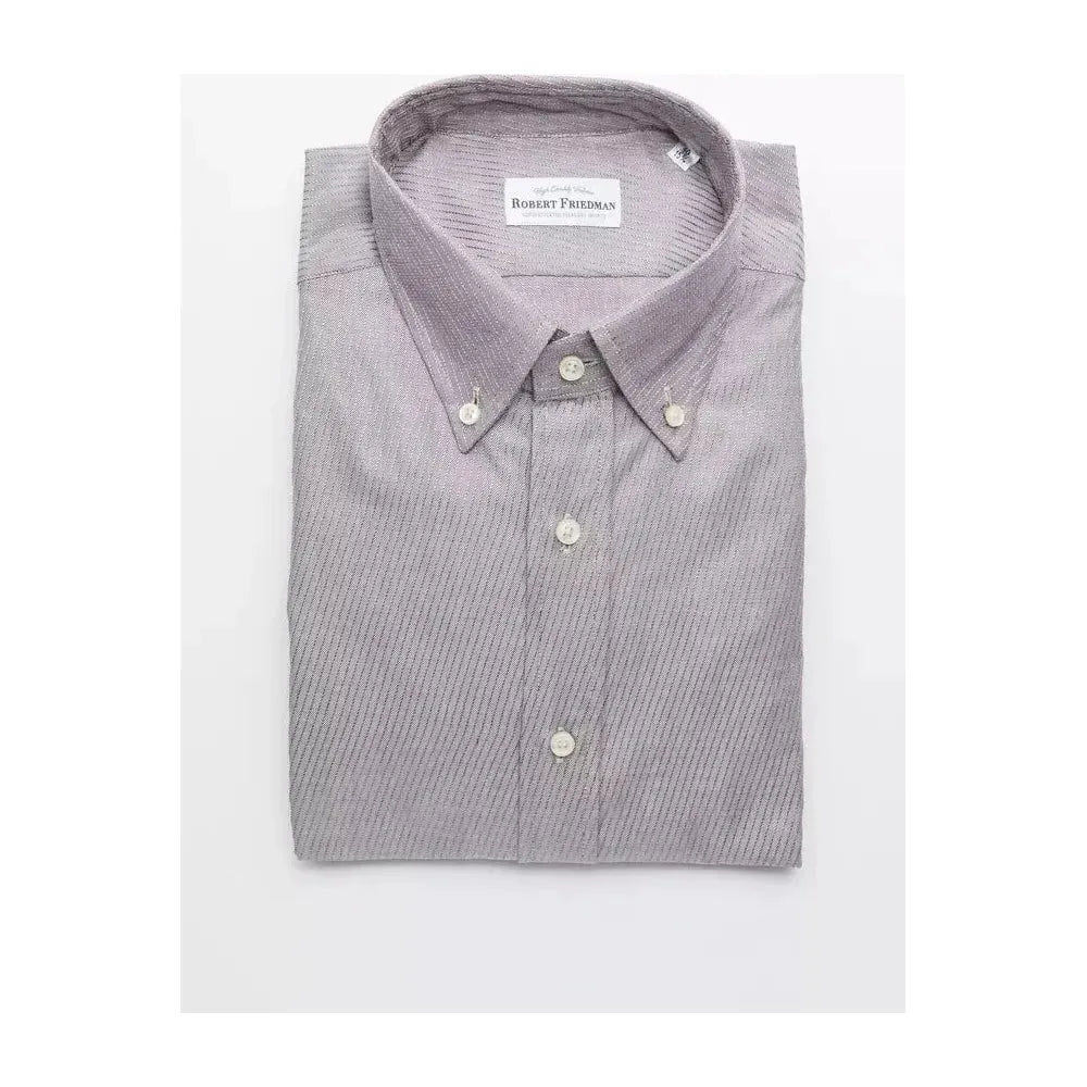Robert Friedman Beige Cotton Shirt