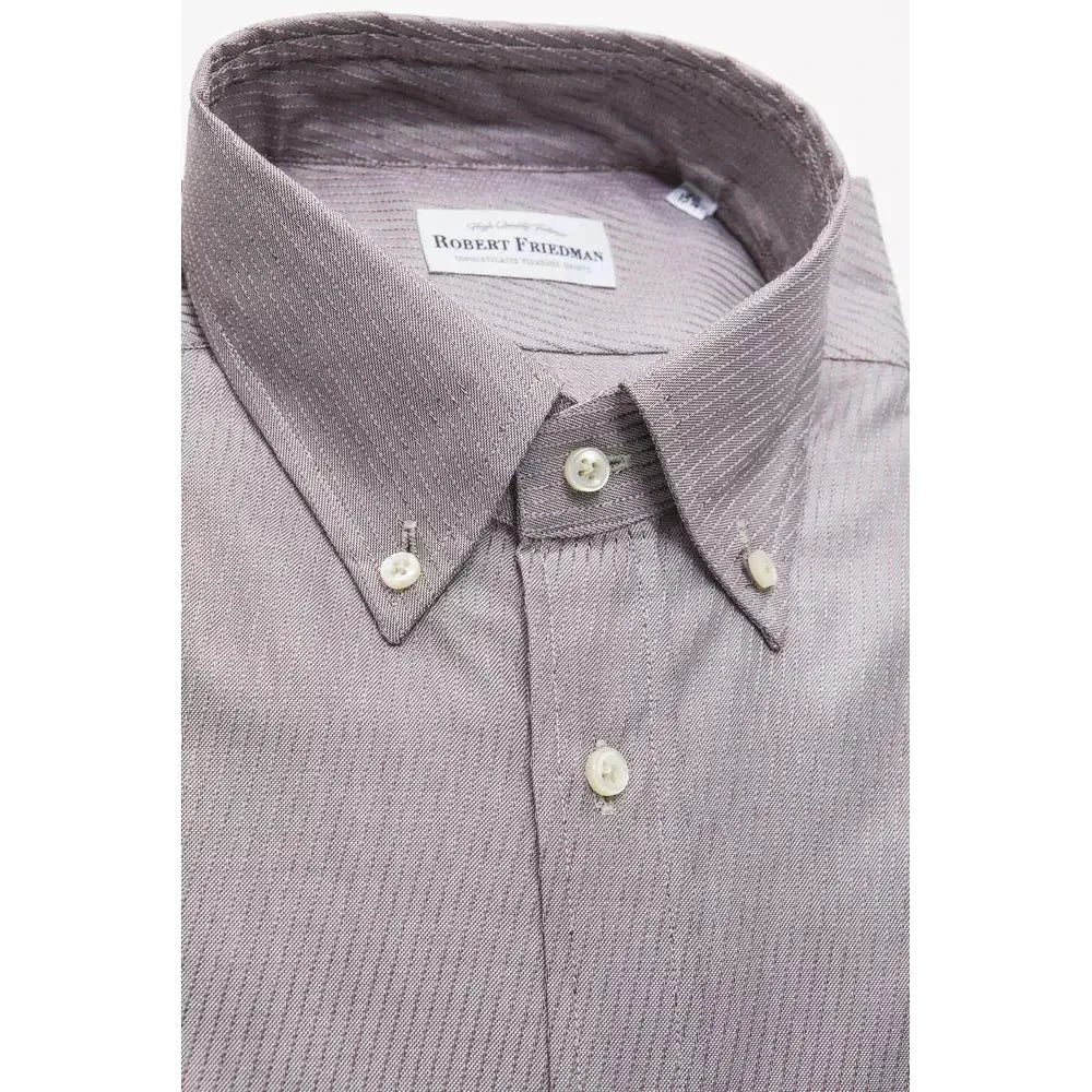 Robert Friedman Beige Cotton Shirt