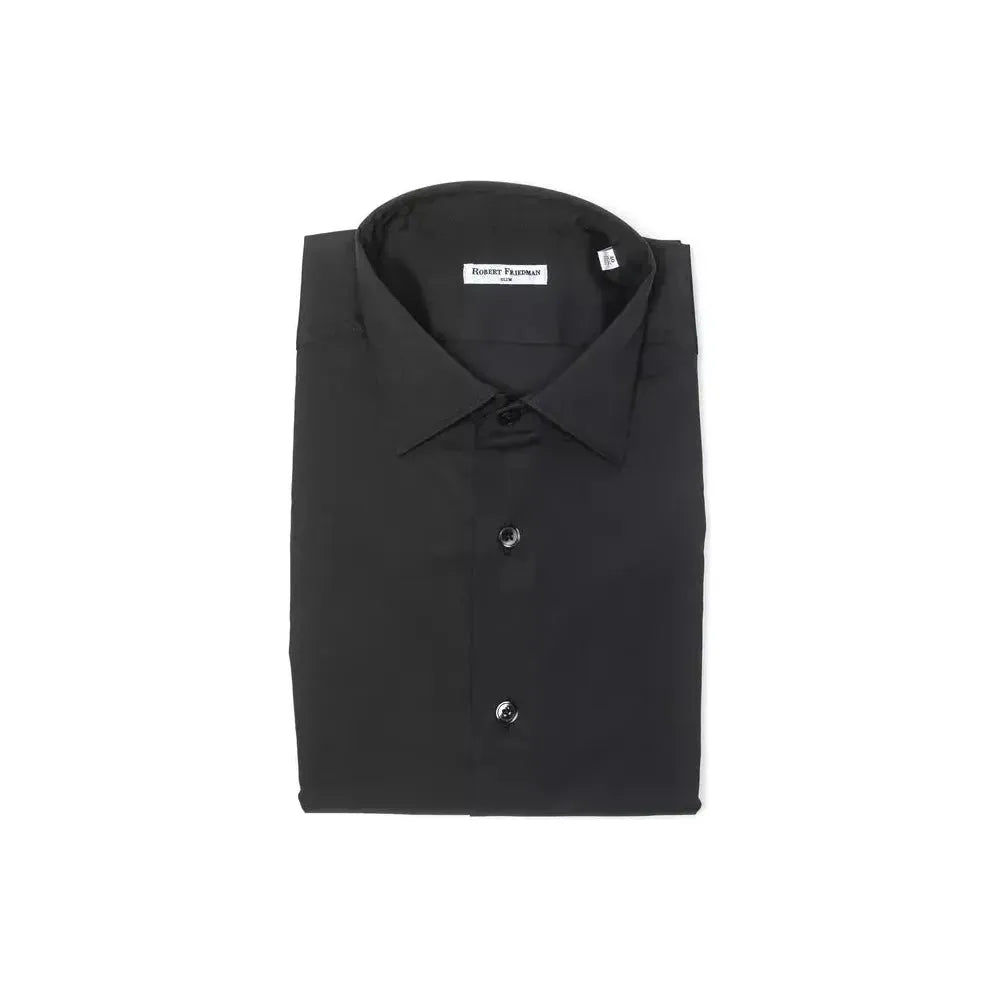Robert Friedman Gray Cotton Shirt