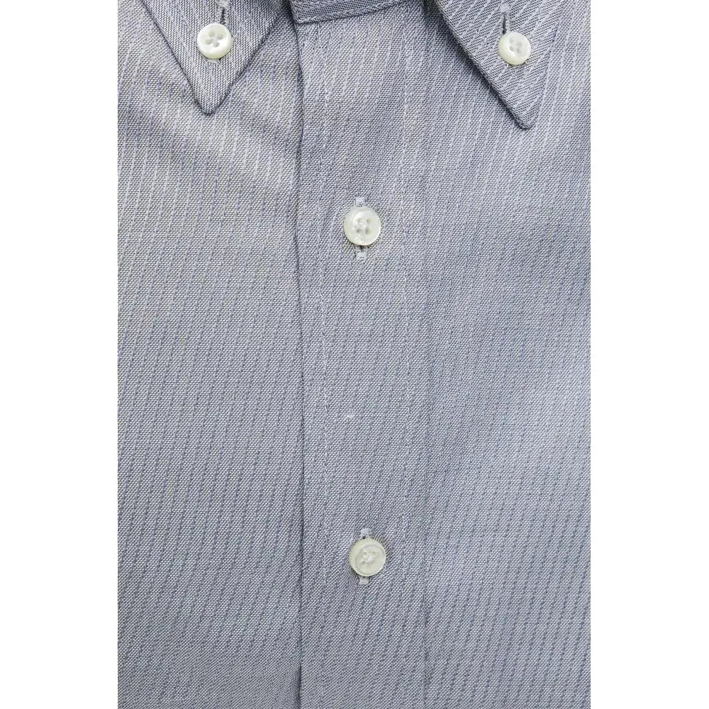 Robert Friedman Beige Cotton Men Shirt