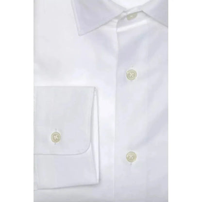 Robert Friedman White Cotton Men Shirt