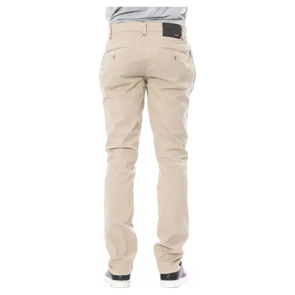 Verri Beige Cotton Men's Chino Pant
