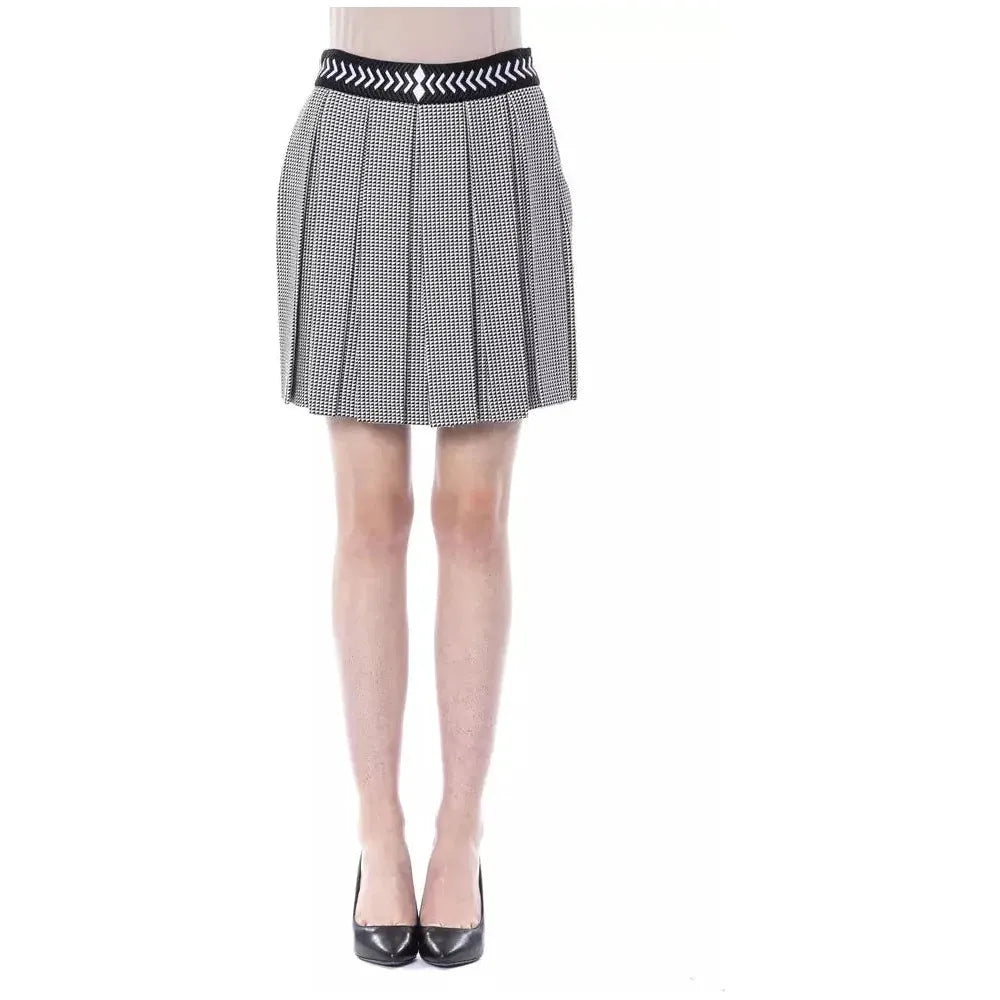 BYBLOS Black Viscose Women Skirt