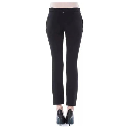 BYBLOS Black Polyester Women Pants