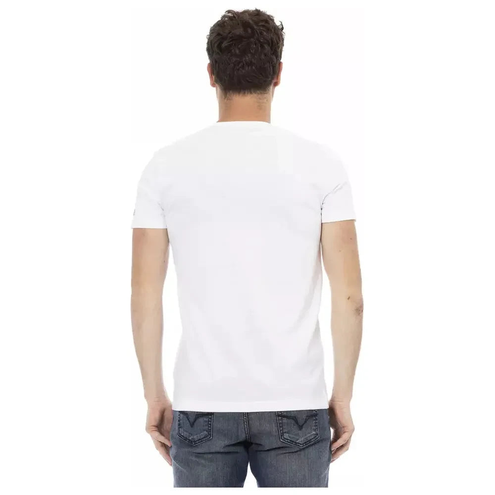 Trussardi Action Elegant V-Neck Short Sleeve T-Shirt
