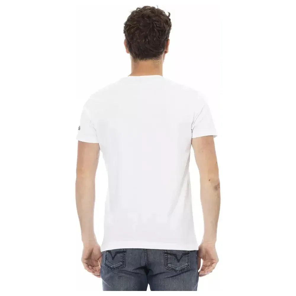 Trussardi Action White Cotton T-Shirt