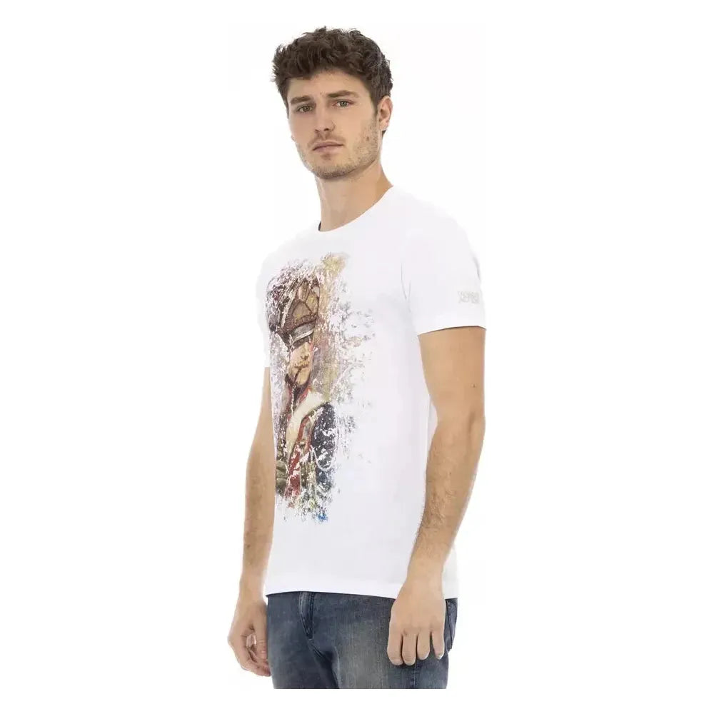 Trussardi Action White Cotton Men's T-Shirt