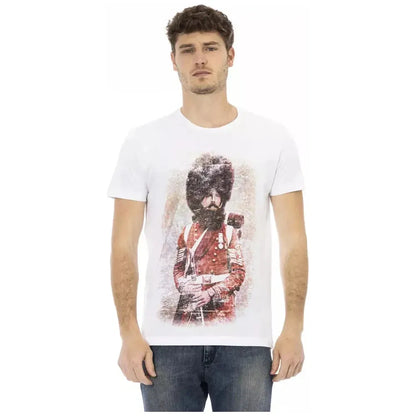 Trussardi Action White Cotton Men T-Shirt