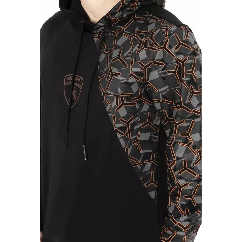 Automobili Lamborghini Black Cotton Sweater