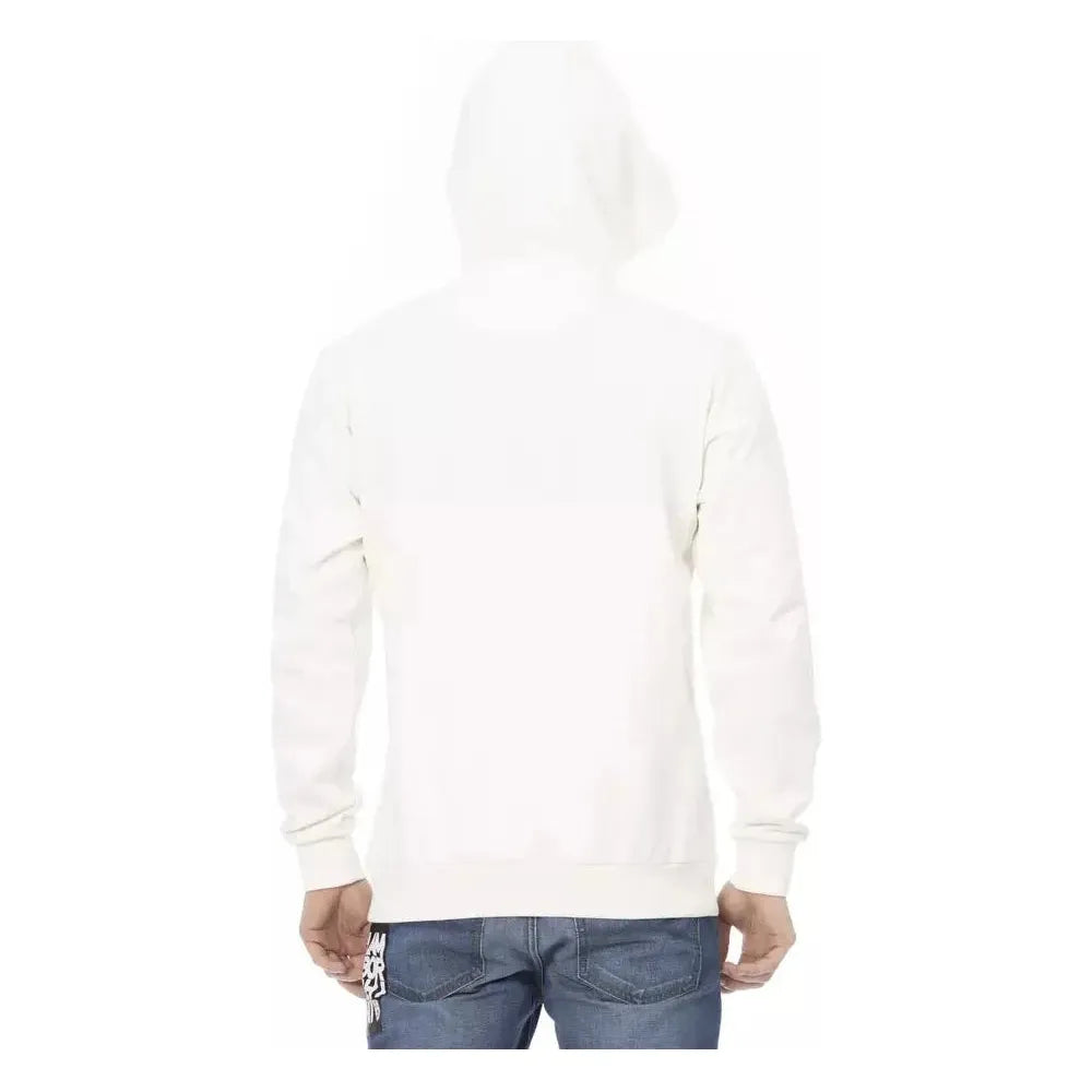 Automobili Lamborghini White Cotton Sweater